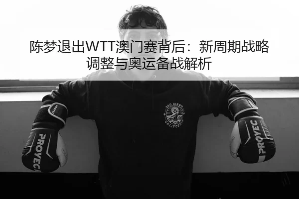 陈梦退出WTT澳门赛背后：新周期战略调整与奥运备战解析